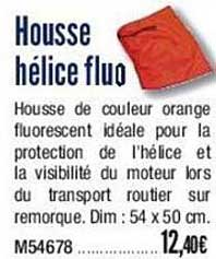housse hélice fluo
