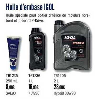 huile d'embase igol