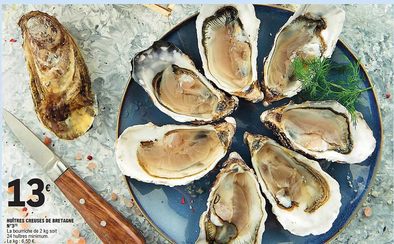 huîtres creuses de bretagne n° 3