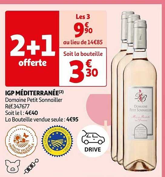 Igp Méditerranée Domaine Petit Sonnailler