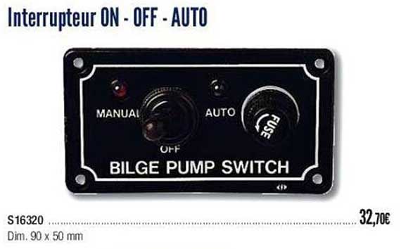 interrupteur on - off - auto