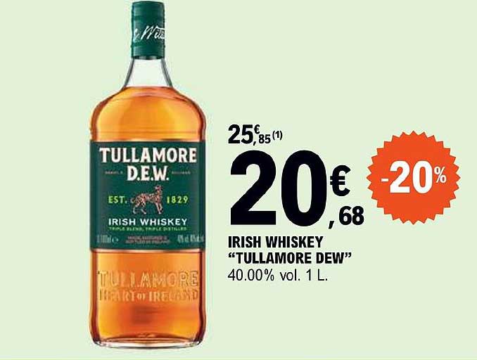 irish whiskey "tullamore dew"