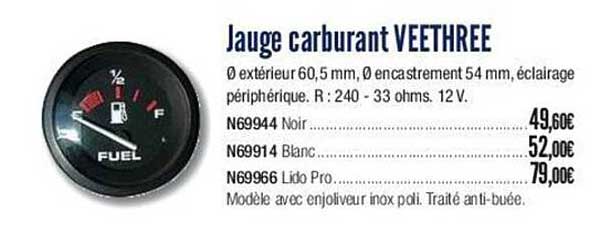 jauge carburant veethree