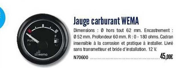jauge carburant wema