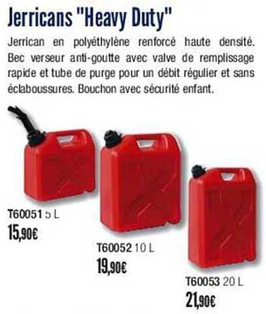 jerricans "heavy duty"