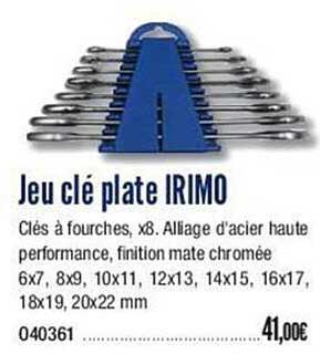 jeu clé plate irimo