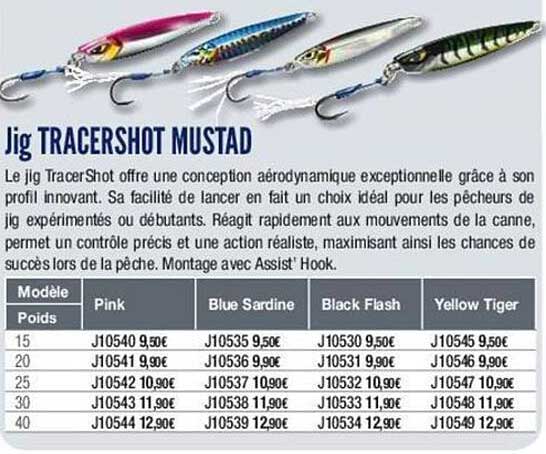 Jig Traceshot Mustad