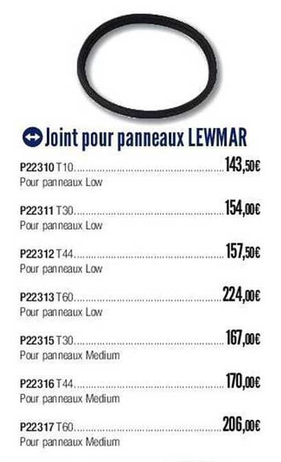 joint pour panneaux lewmar
