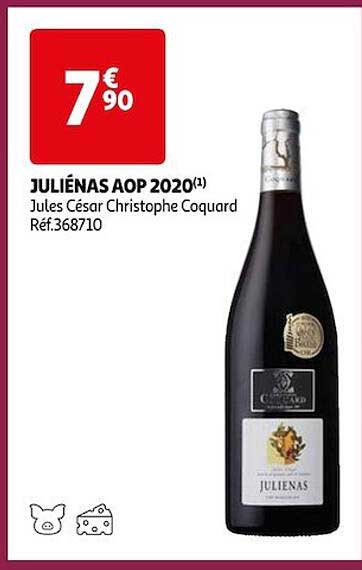 juliénas aop 2020 jules césar christophe coquard
