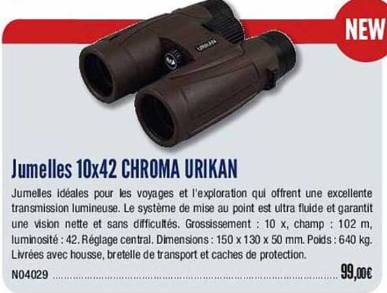 jumelles 10x42 chroma urikan