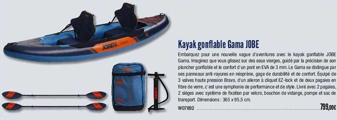 Kayak Gonflable Gama Jobe