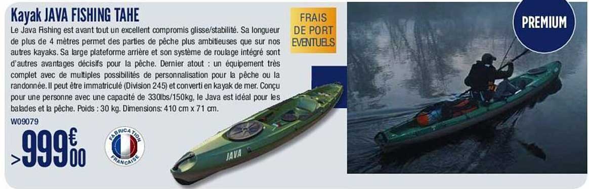 kayak java fishing tahe