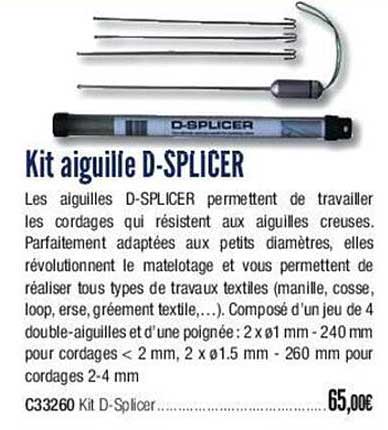 kit aiguille d-splicer