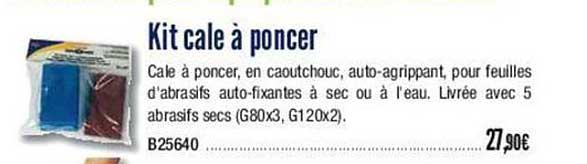 kit cale à poncer
