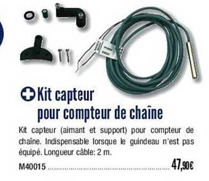 kit capteur pour compteur de chaîne