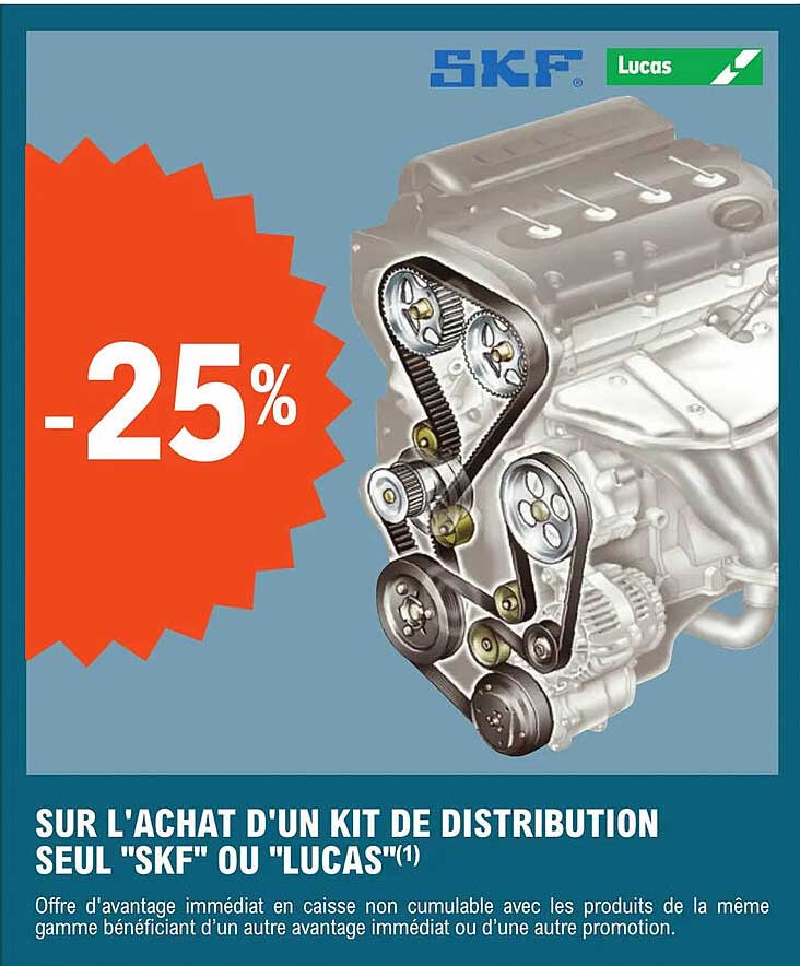 kit de distributeur seul "skf" ou "lucas"