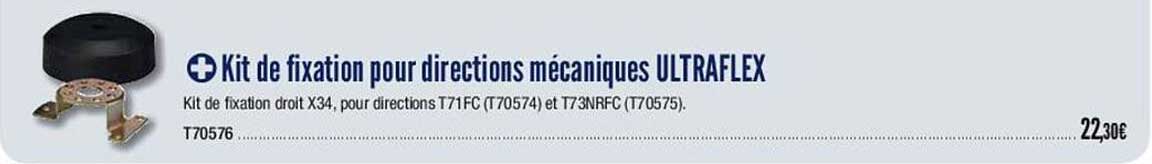kit de fixation pour directions mécaniques ultraflex