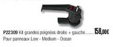 kit grandes poignées droite + gauche