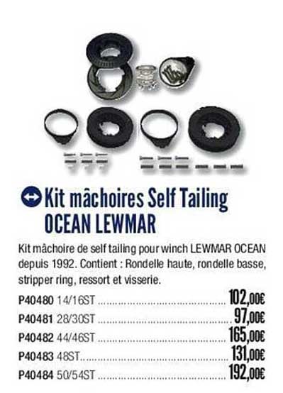 kit mâchoires self tailing ocen lewmar