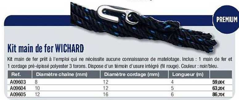 kit main de fer wichard