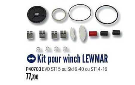 kit pour winch lewmar