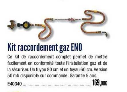 kit raccordement gaz eno
