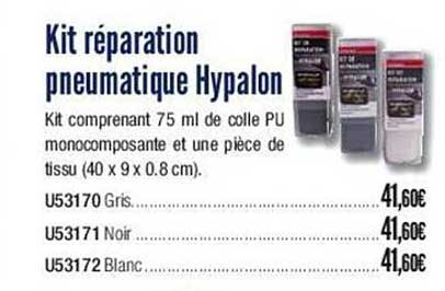 kit réparation pneumatique hypalon