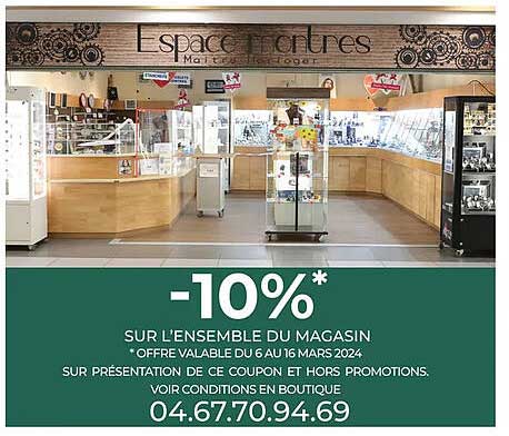 l'ensemble du magasin
