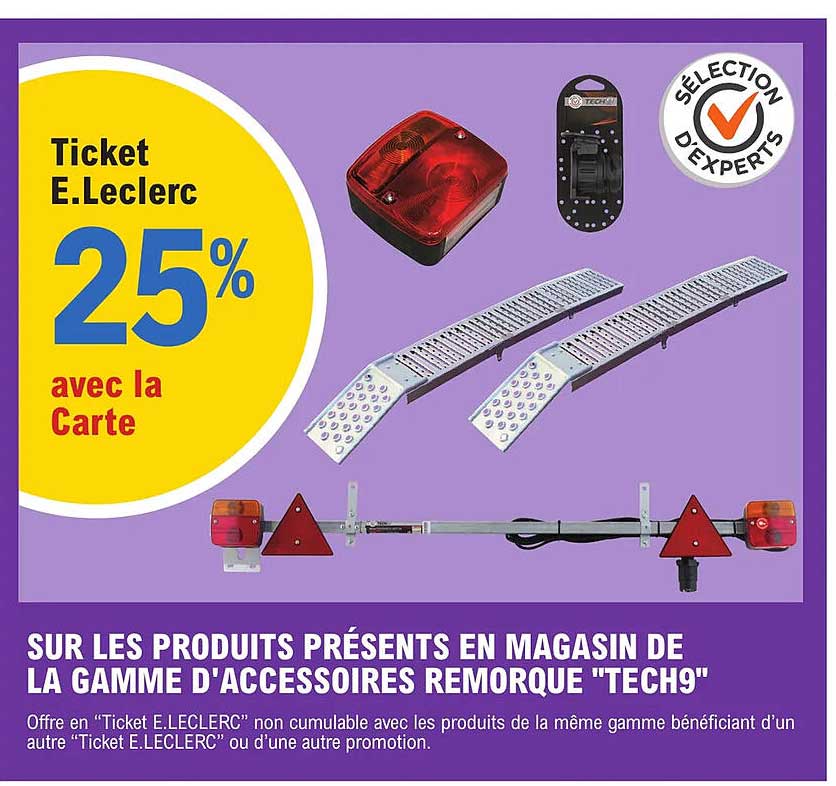 la gamme d'accessoires remorque "tech9"