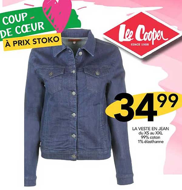 la veste en jean lee cooper