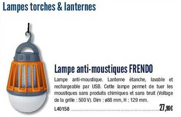 lampe anti-moustiques frendo