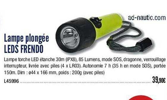lampe plongée leds frendo