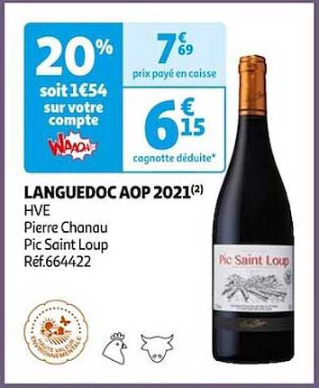 languedoc aop 2021 hve pierre chanau pic saint loup