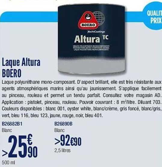 laque altura boero