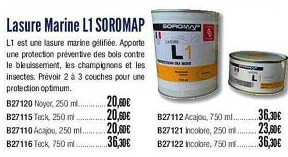 lasure marine l1 soromap