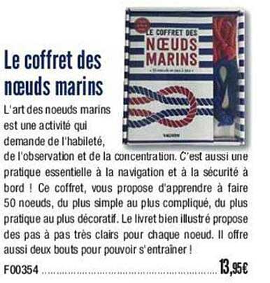 le coffret des nœuds marins