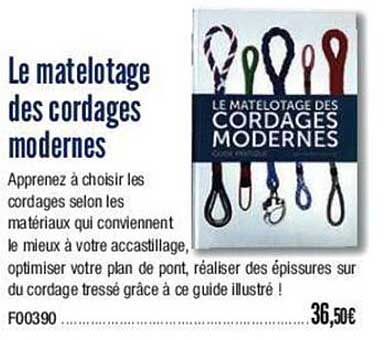 le matelotage des cordages modernes