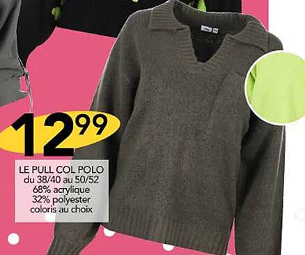 le pull col polo