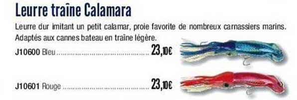 leurre traîne calamara