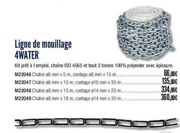 ligne de mouillage 4water