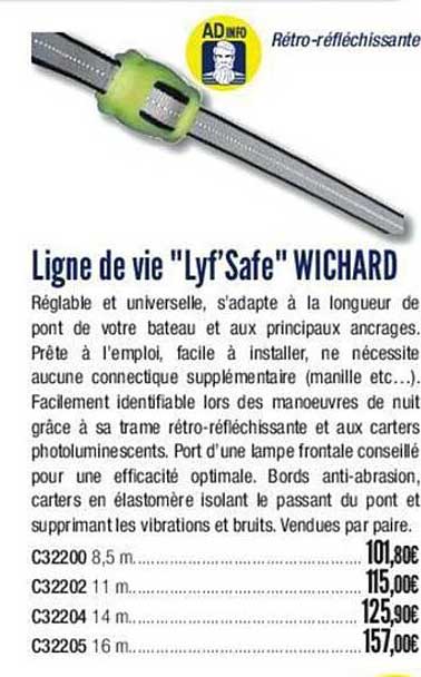 ligne de vie "lyf'safe" wichard