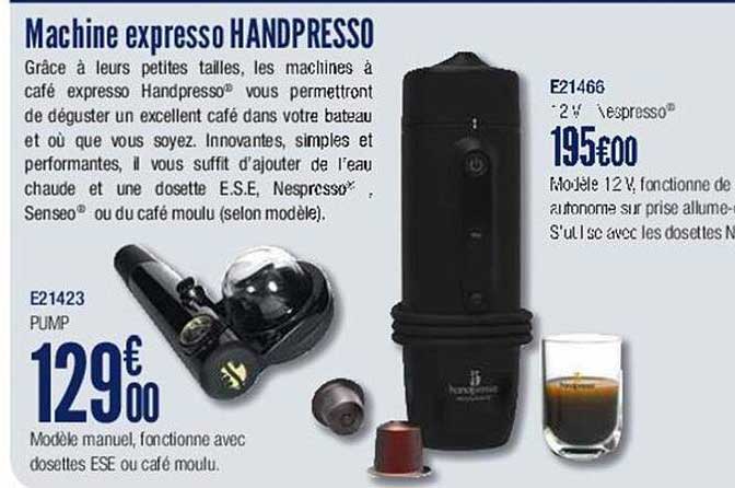 machine expresso handpresso, e21423 pump