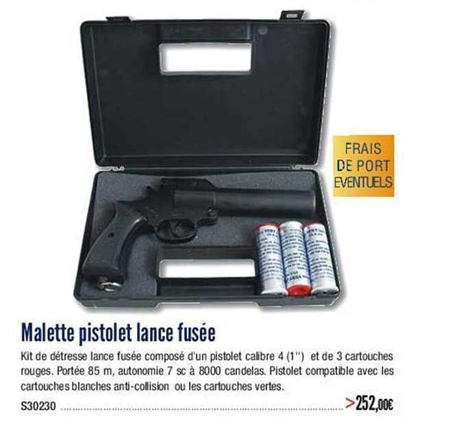malette pistolet lance fusée