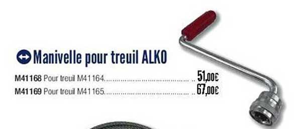 manivelle pour treuil alko