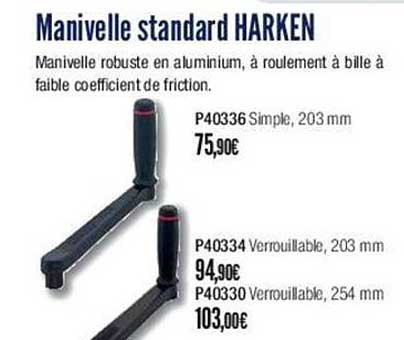 manivelle standard harken