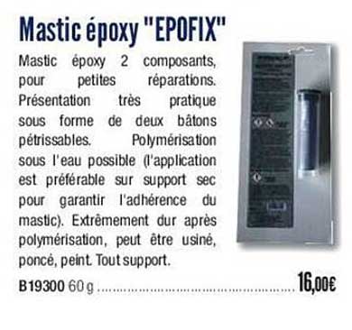 mastic époxy "epofix"
