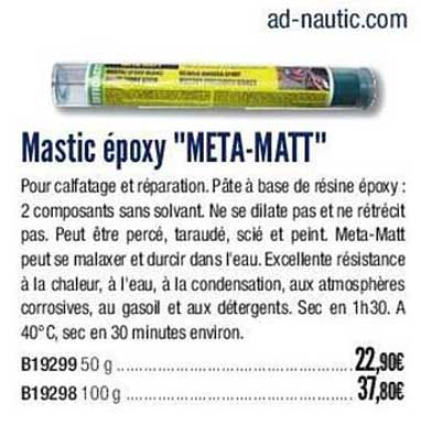 mastic époxy "meta-matt"