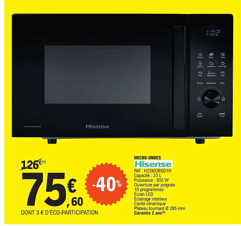 micro-ondes hisense