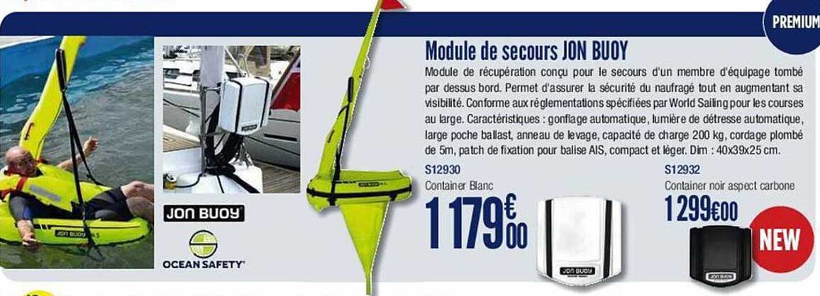module de secours jon buoy