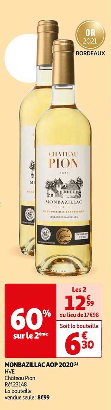 monbazillac aop 2020 hve château pion